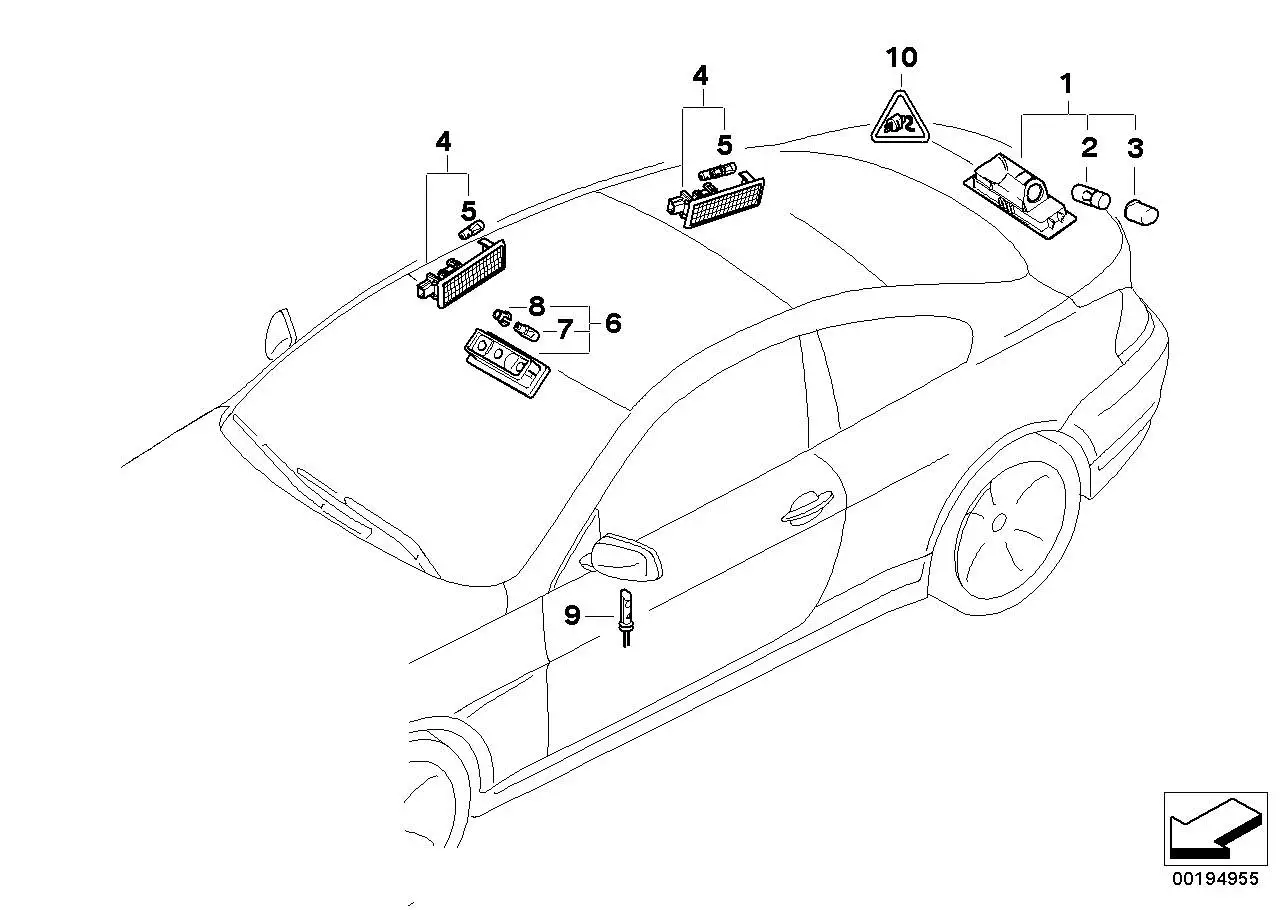 BMW LED E63 E64 63316926997 - 6er E64 Coupe, 6er E63 Coupe / Bild