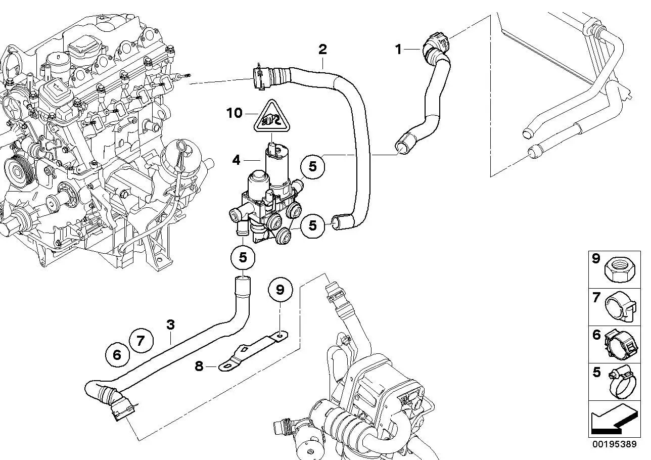 BMW Umschaltventil E90 E91 E92 E93 64126951814 - 3er