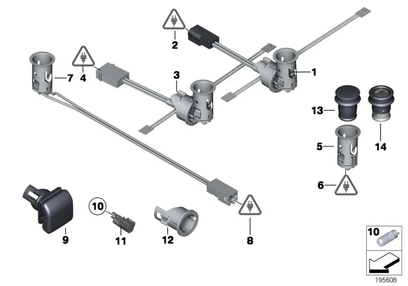 BMW Anzündereinsatz E31 E36 E38 E39 E46 E52 E53 E60 E61 E63 E64 E65 E66 E70 E71 E72 E81 E82 E83 E84 E85 E86 E87 E88 E89 E90 E91 E92 E93 F01 F02 F04 F06 F07 F10 F11 F12 F13 F15 F16 F20 F21 F22 F23 F25 F26 F30 F31 F32 F33 F34 F36 F39 F45 F46 F48 F80 F82 F83