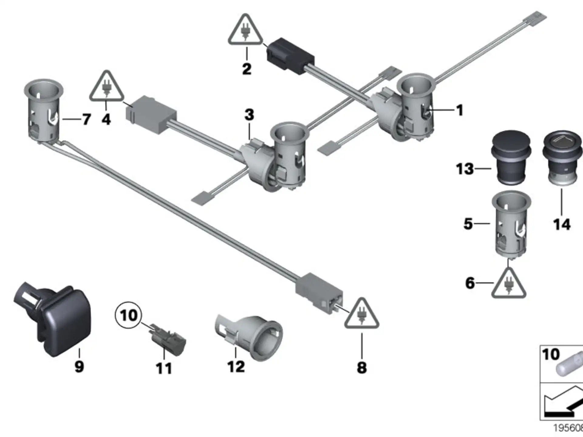 BMW Anzündereinsatz E31 E36 E38 E39 E46 E52 E53 E60 E61 E63 E64 E65 E66 E70 E71 E72 E81 E82 E83 E84 E85 E86 E87 E88 E89 E90 E91 E92 E93 F01 F02 F04 F06 F07 F10 F11 F12 F13 F15 F16 F20 F21 F22 F23 F25 F26 F30 F31 F32 F33 F34 F36 F39 F45 F46 F48 F80 F82 F83