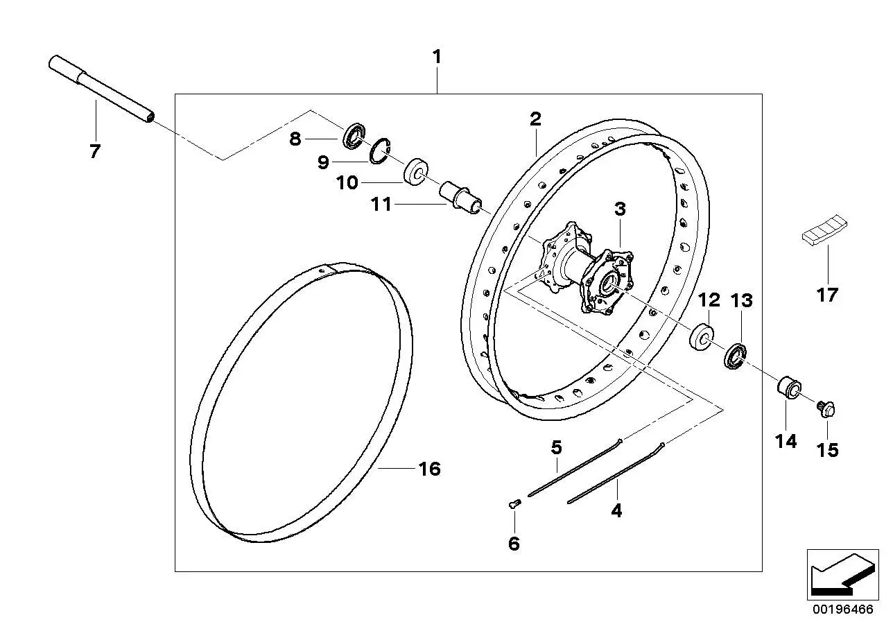 BMW Wellendichtring 36318561711 - Bildposition 13
