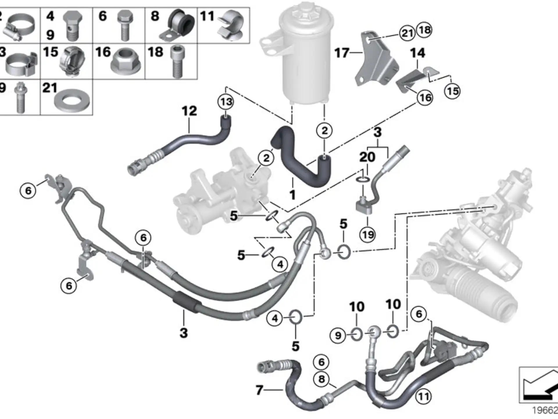 BMW ASA-Schraube E71 K25 K25H K71 K72 K73 07129906204