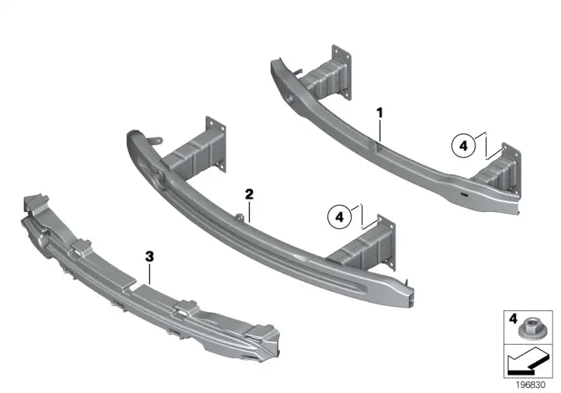 BMW Schaumteil E84 51112990205 - X1 E84