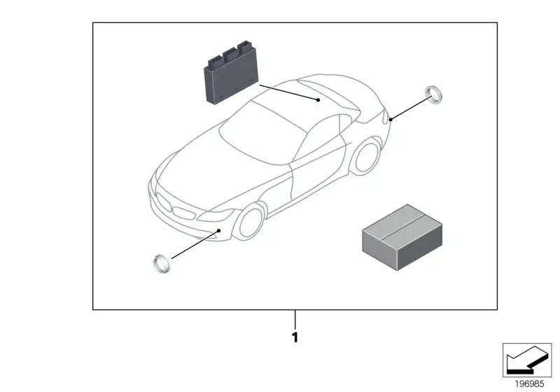 BMW Schaltzentrum Mittelkonsole E89 61319146642