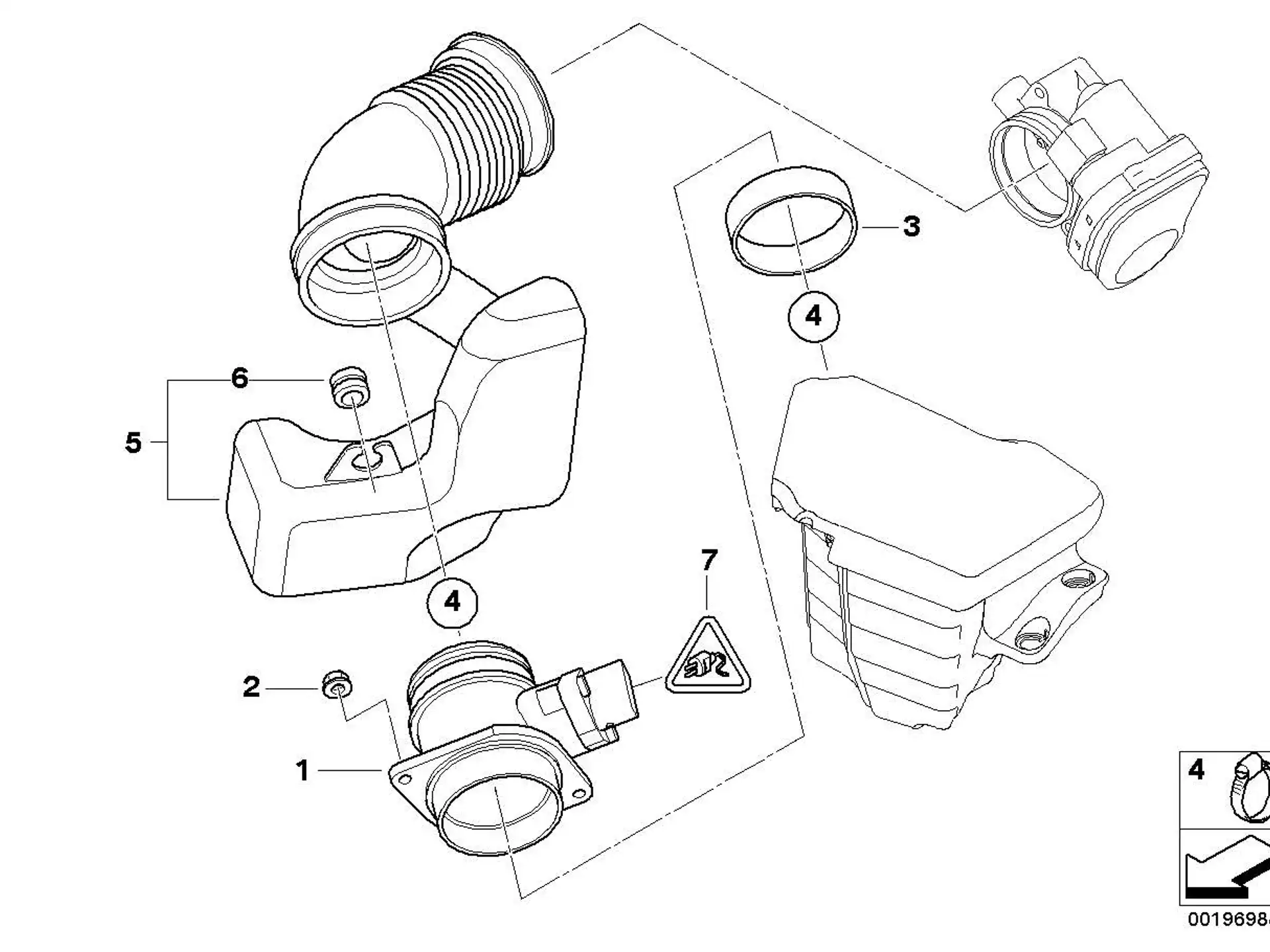 BMW Dichtring E38 E46 13712249212