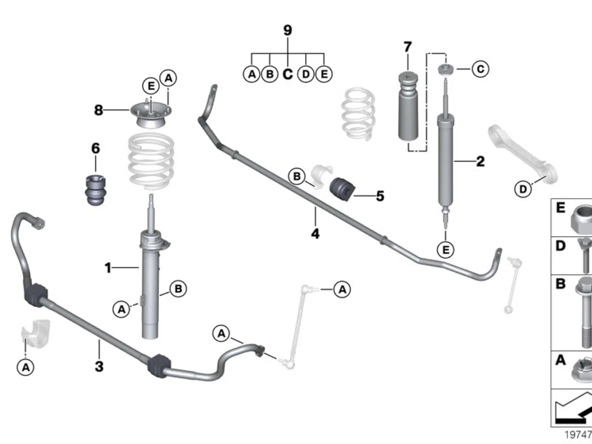 BMW Dämpfer E91 E93 33506773629