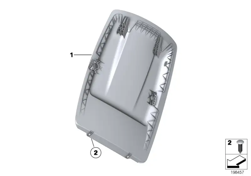BMW Rückwand mit Netztasche E81 E82 E84 E87 E88 E90 E91 E92 52109