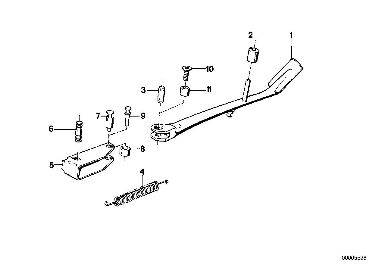 BMW Bolzen R45 R65 46531240465 - Bildposition 09
