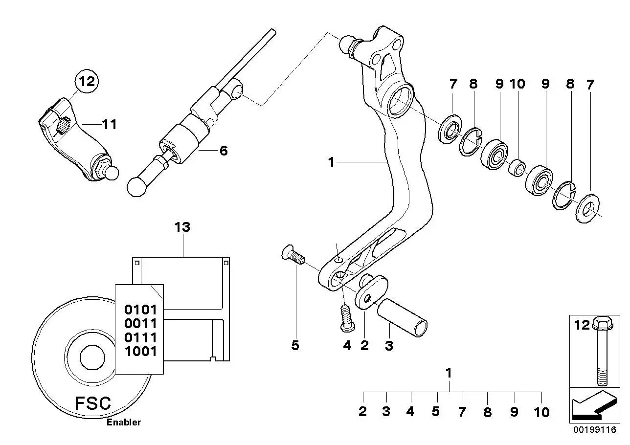 BMW Senkschraube K29 K42 K46 R28 07119903297