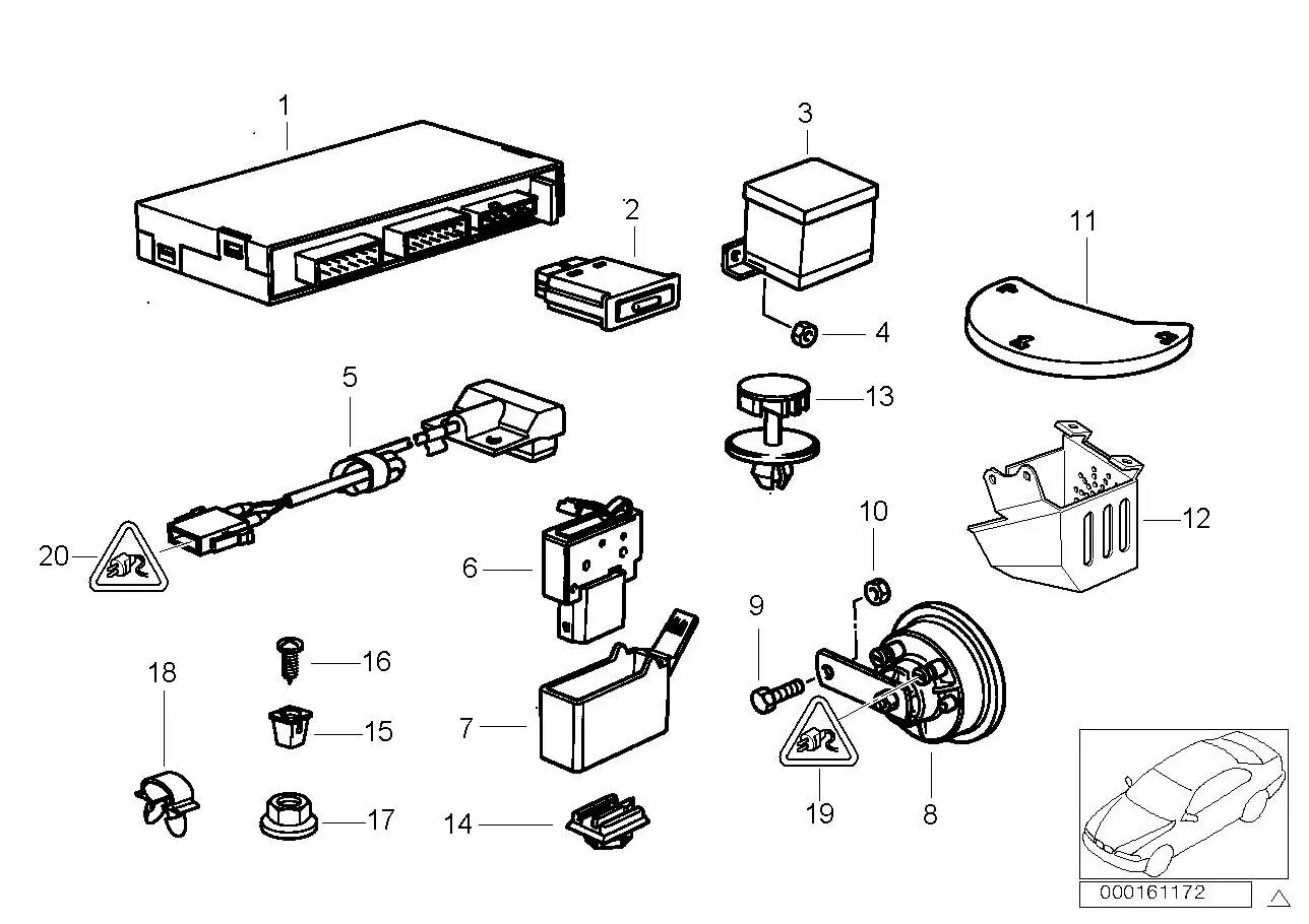 BMW Radiokontakt E31 E32 E34 E36 65758366215