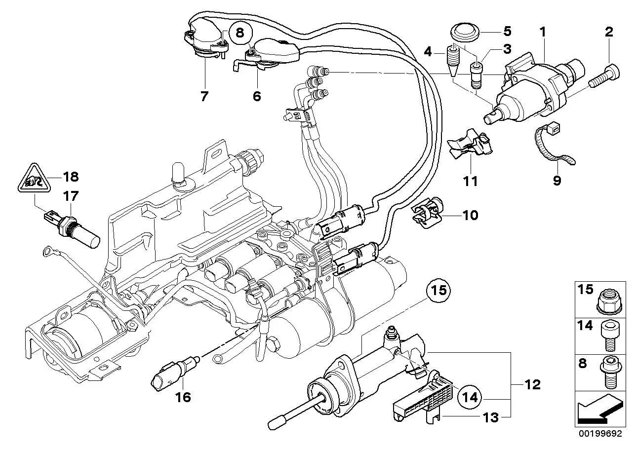 BMW Schraube Innentorx E46 E60 E61 E63 E64 E85 23017507119 - Bild