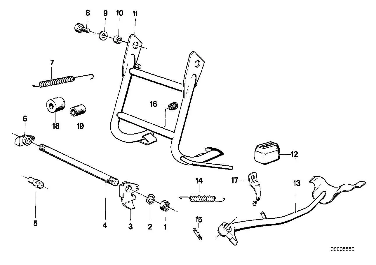 BMW Zugfeder R50 R60 R75 46531230219 - Bildposition 14