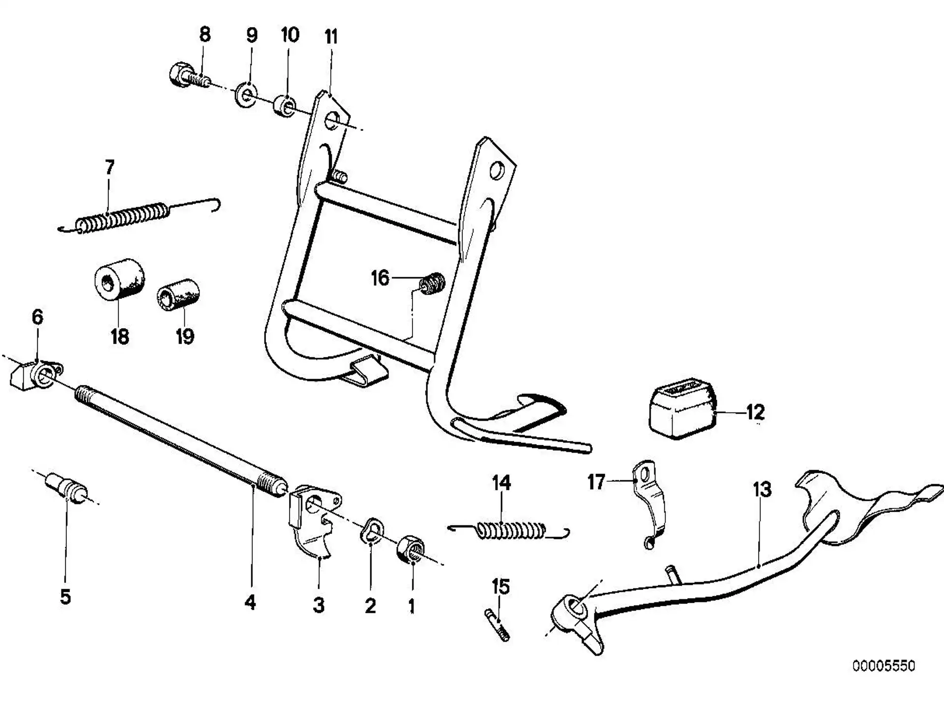 BMW Gummitülle R50 R60 R75 R90 R90S 46521237787