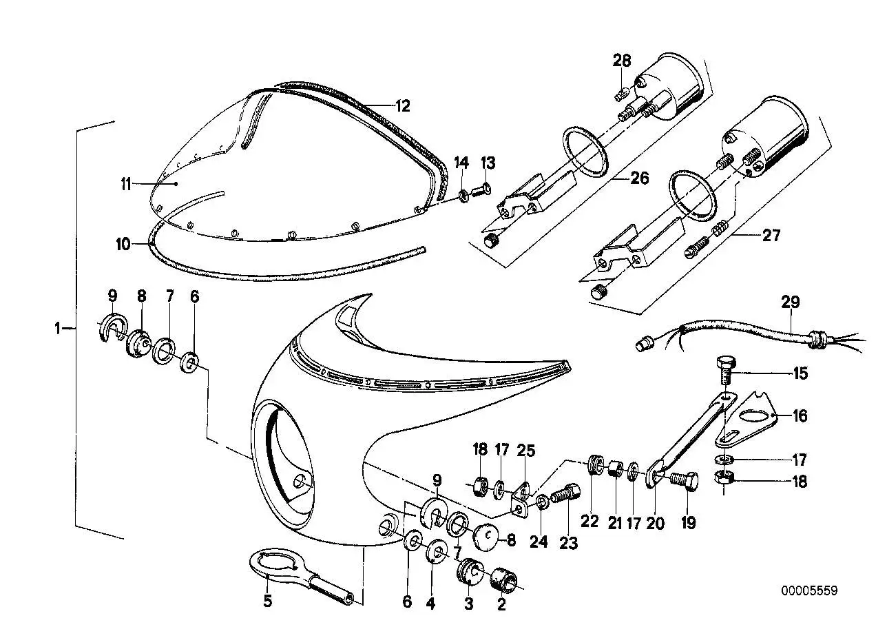 BMW Winkel R60 R75 R90 R90S 46631240625 - Bildposition 25