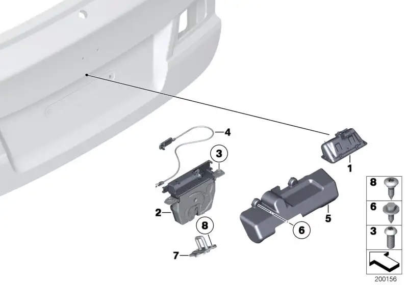 BMW Notentriegelung E84 51242990137 - Bildposition 04
