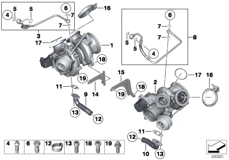 BMW O-Ring F01 F02 G12 11657535440 - 7er