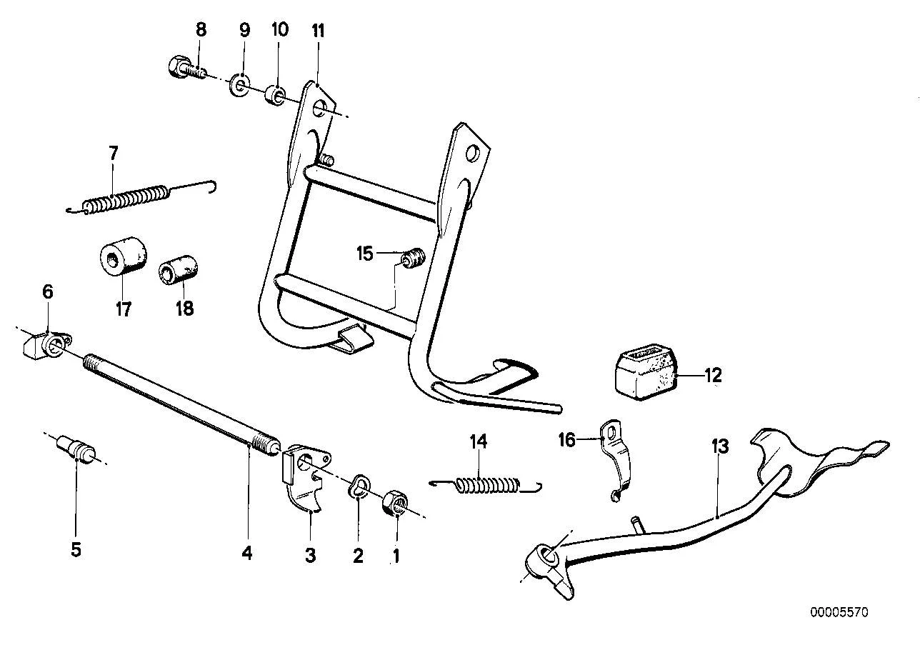 BMW Unterlegscheibe R50 R60 R75 R90 R90S R52 R53 R55 R56 R57 07119936442