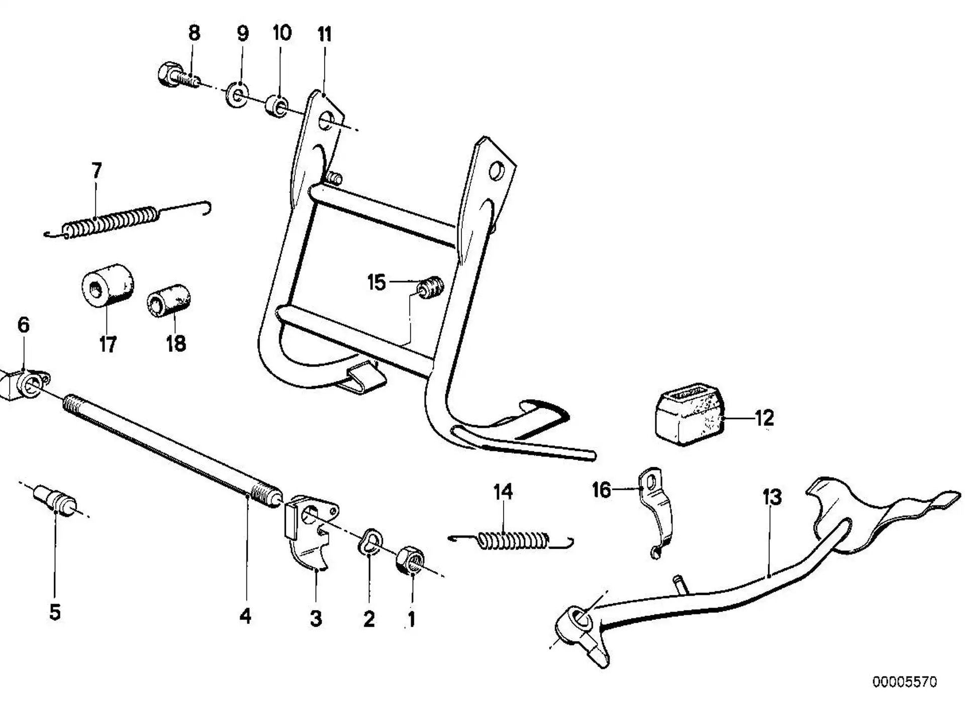 BMW Unterlegscheibe R50 R60 R75 R90 R90S R52 R53 R55 R56 R57 07119936442