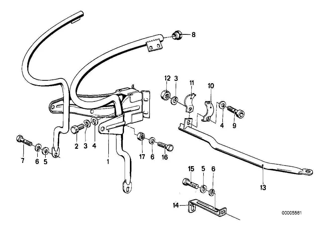 BMW Halter links 46631237888 - Bildposition 14