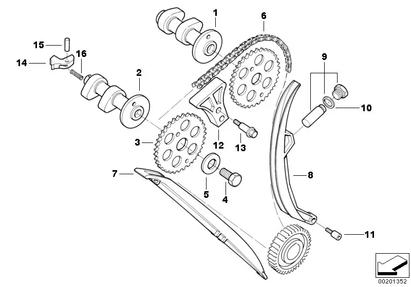 BMW Dekompressionshebel 11312343095
