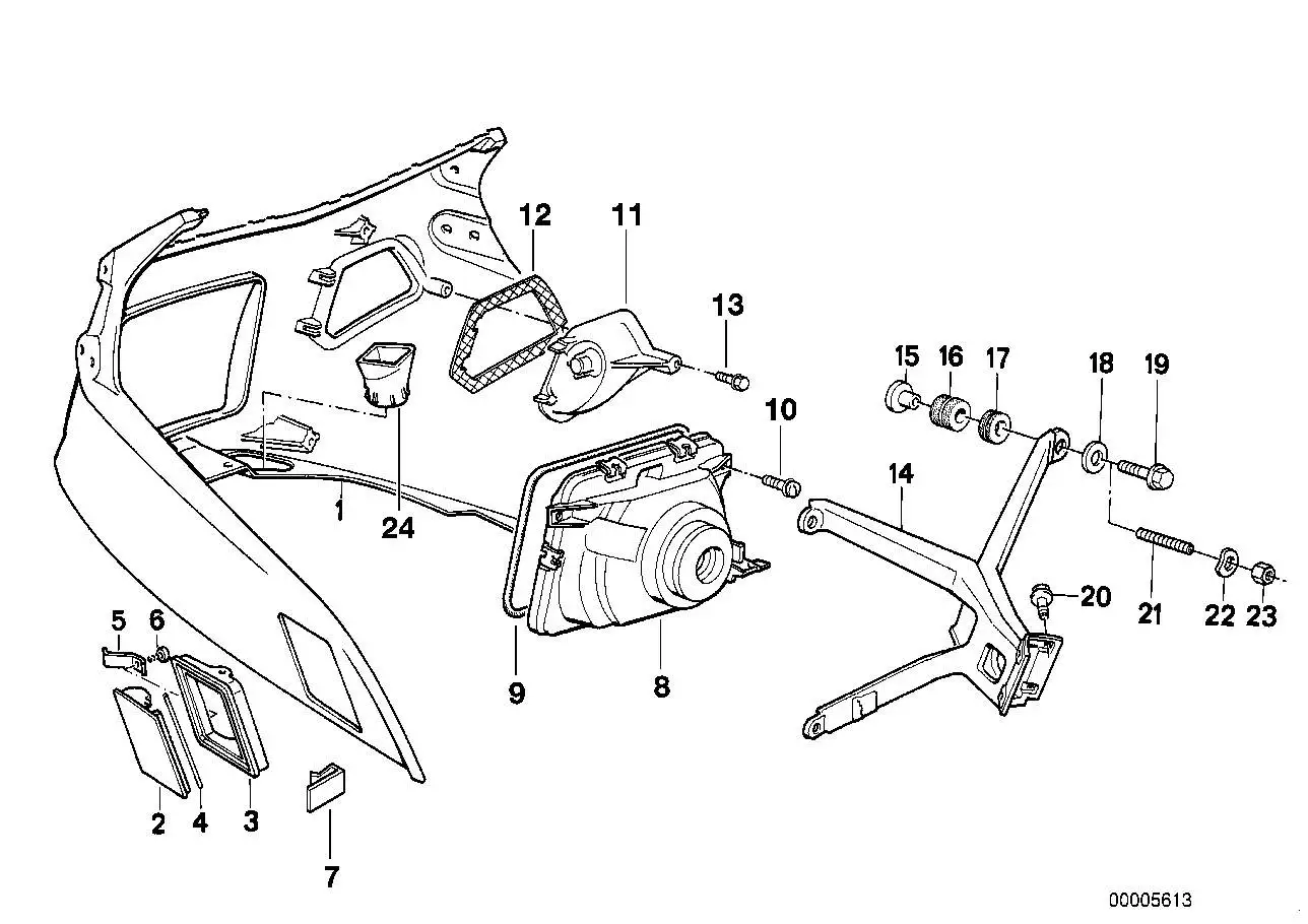 BMW Halter 46632316170
