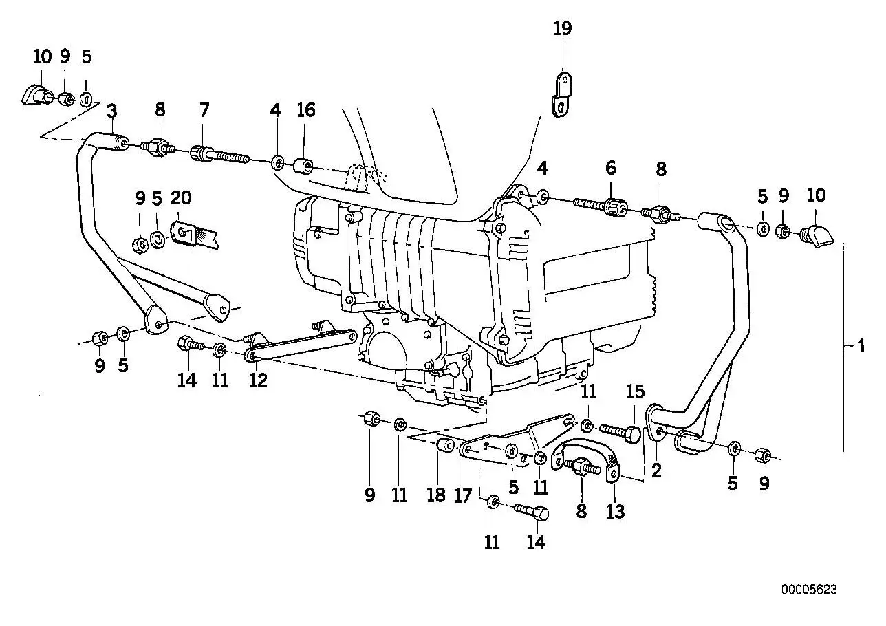 BMW Halter 46712309122