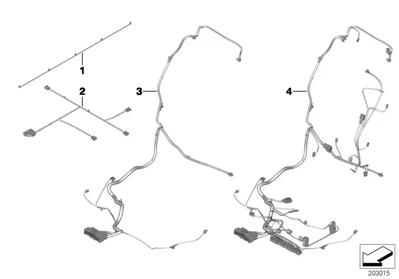 BMW Rep.- Kabelsatz RSE Sitz vorn links F01 F02 F07 F10 F11 61129