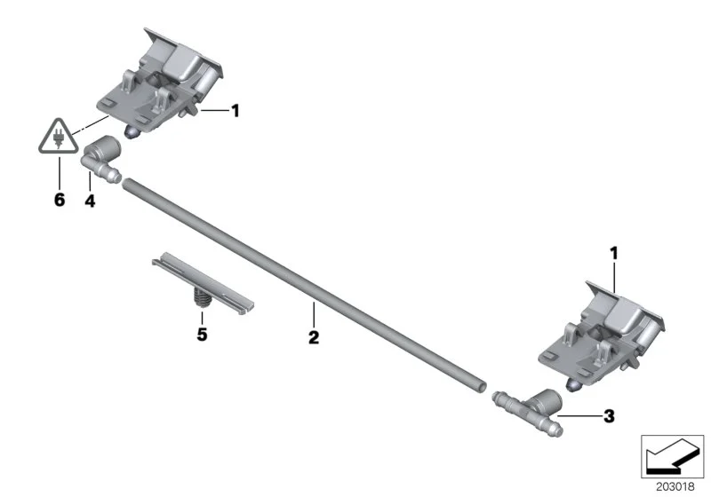 BMW Kabelhalter E70 E84 F25 F26 F54 F55 F56 F56E R55 R56 R57 R58 R59 R60 61136945260