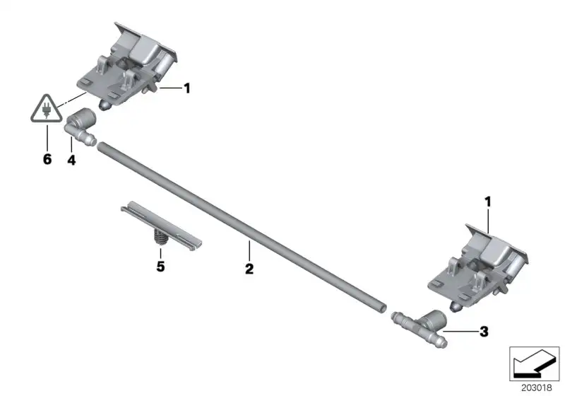 BMW Kabelhalter E70 E84 F25 F26 F54 F55 F56 F56E R55 R56 R57 R58