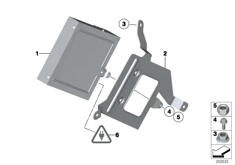 BMW Verstärker Hifi-System E84 65122622674