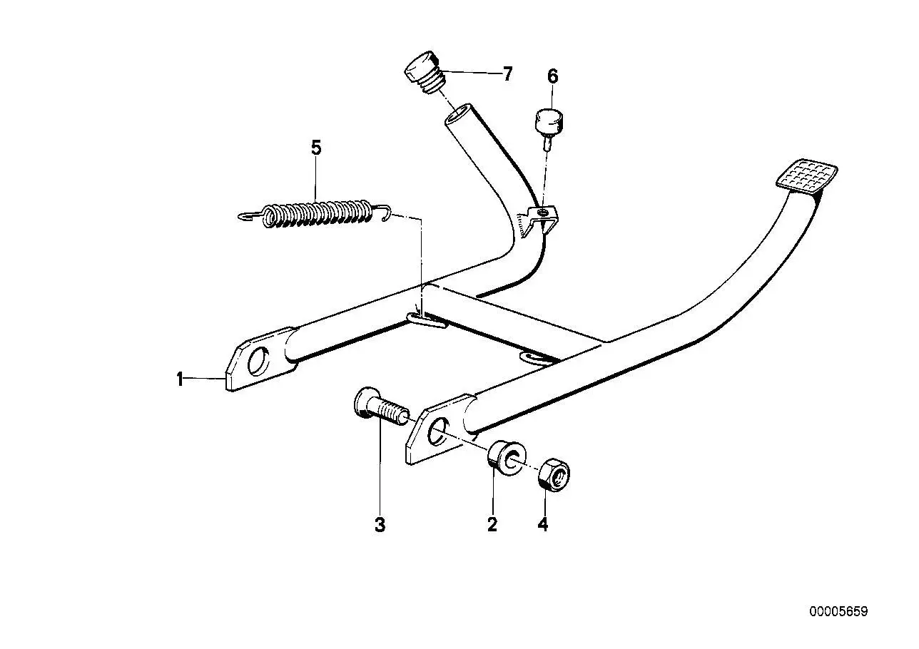 BMW Kippständer 46521457833 - Bildposition 01