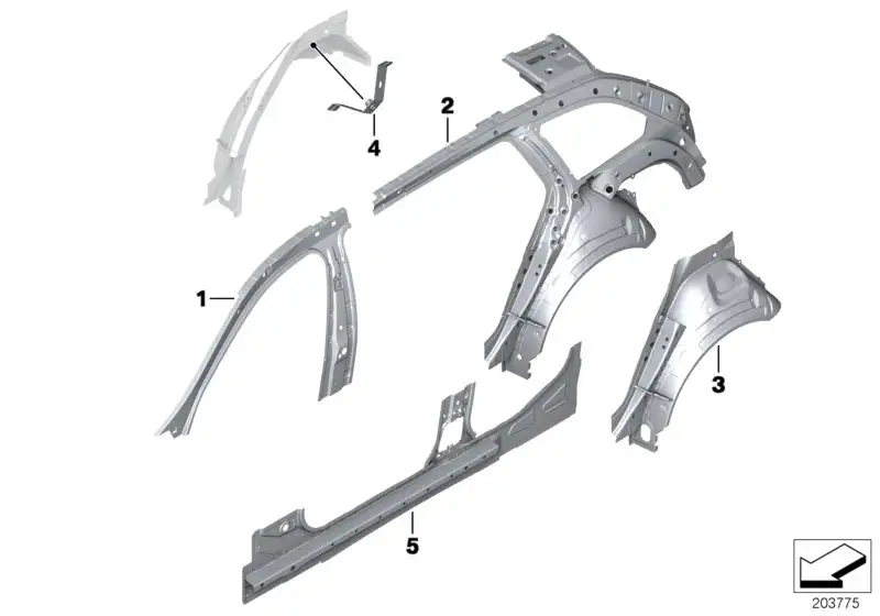 BMW Abdecktopf F11 51177206558