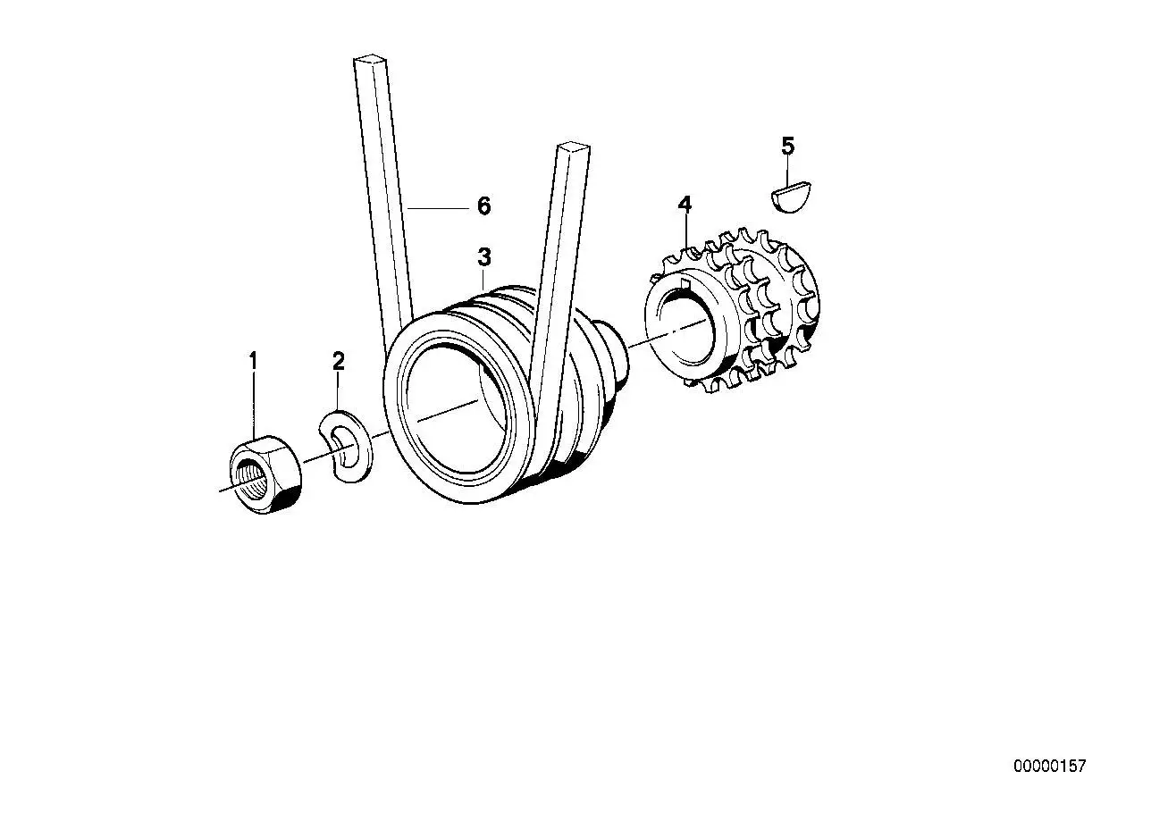 BMW Unterlegscheibe E30 E36 E34 11231311993