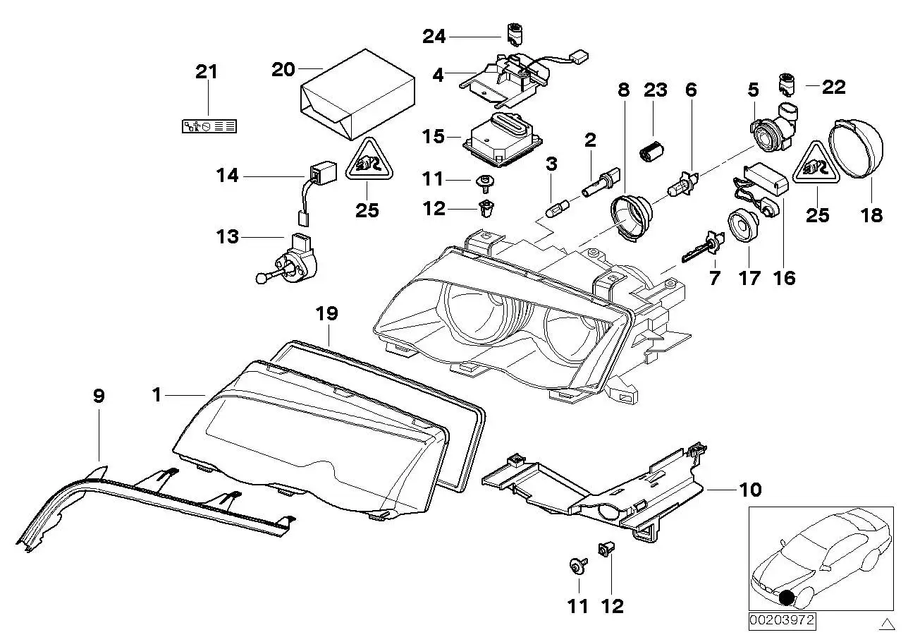 BMW Dichttülle E36 E39 61131382195