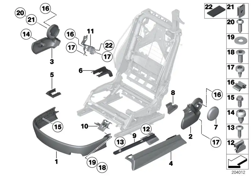 BMW Schraube K16 07129904899