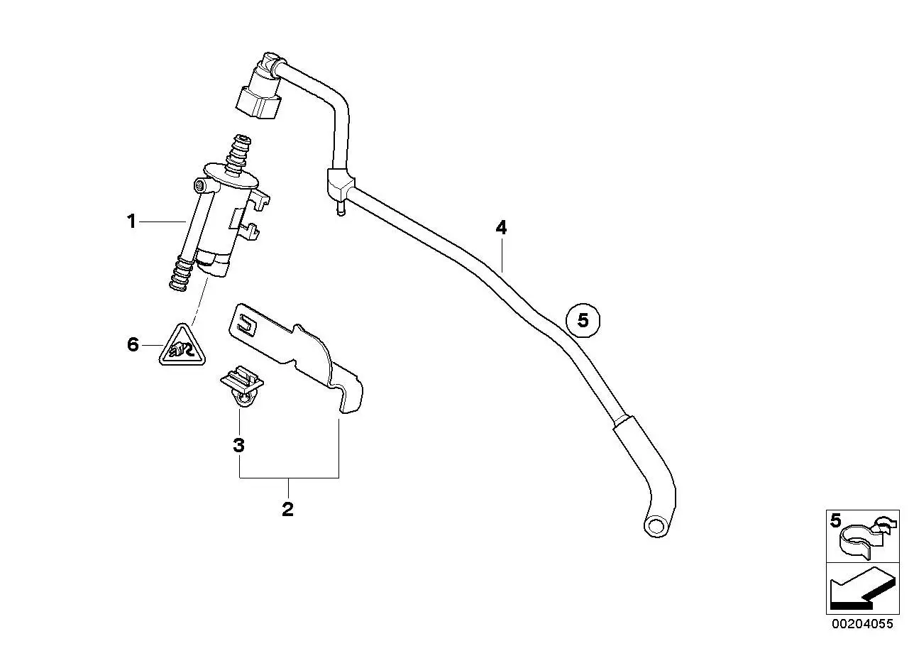 BMW Tankentlüftungsventil R50 R52 R53 13907572086