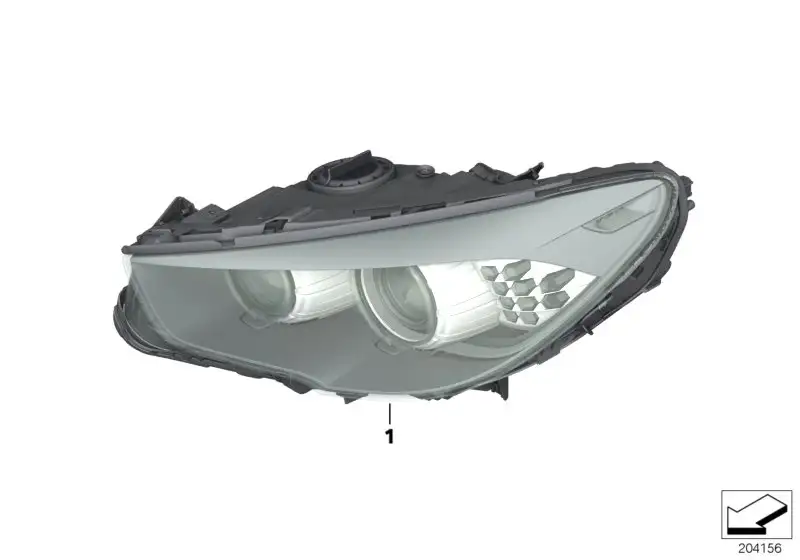 BMW Scheinwerfer AHL-Xenonlicht links F07 63127262723