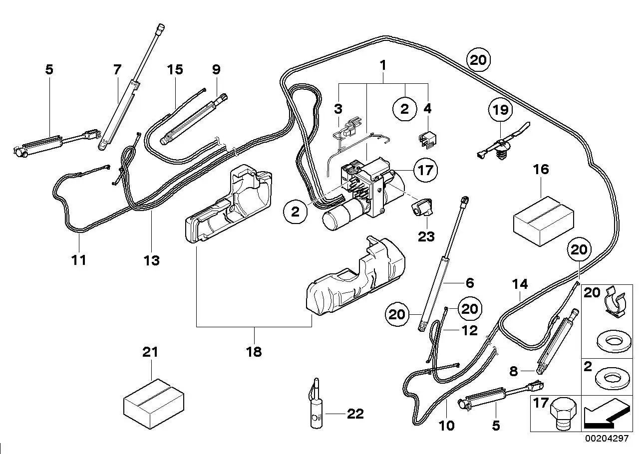 BMW Hydraulikpumpe E88 54347190715 - 1er E88