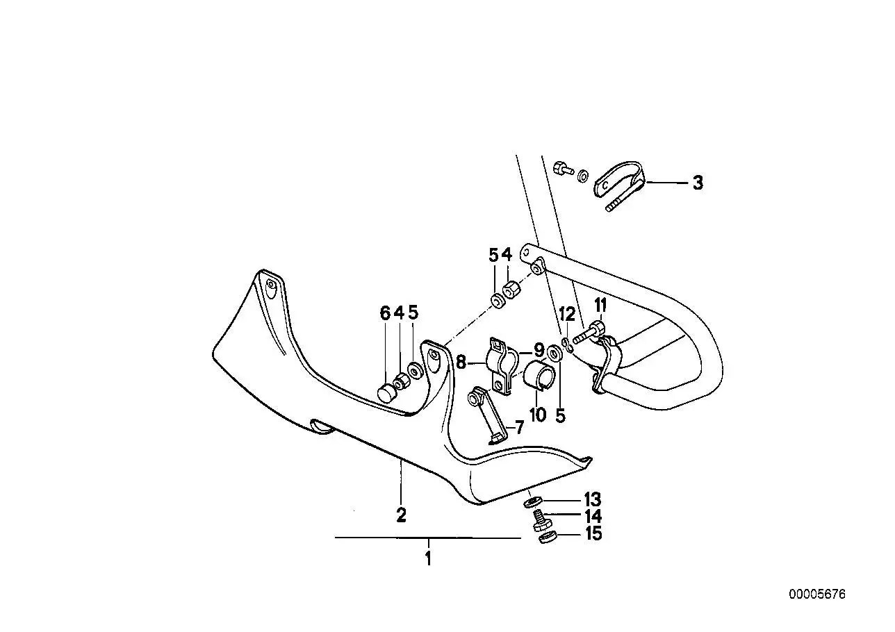 BMW Halter R45T R65T 46631455462 - Bildposition 09