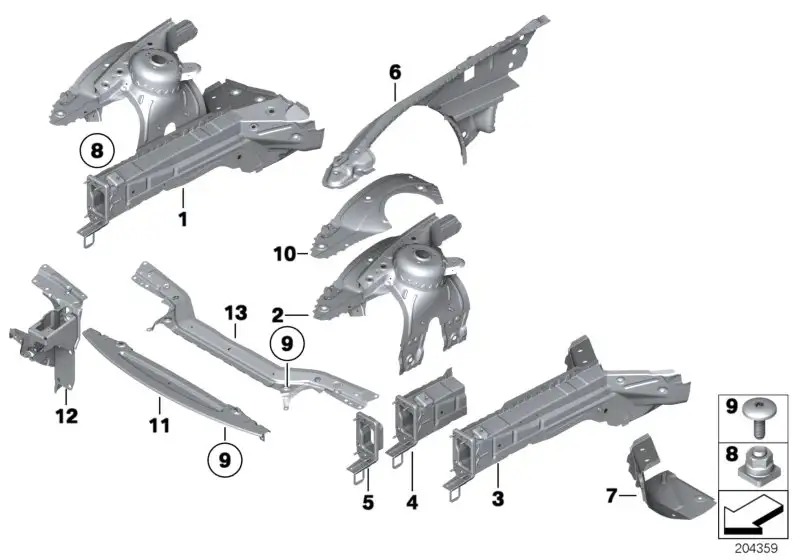 BMW Querverbindung 51647219320 - Z4 E89