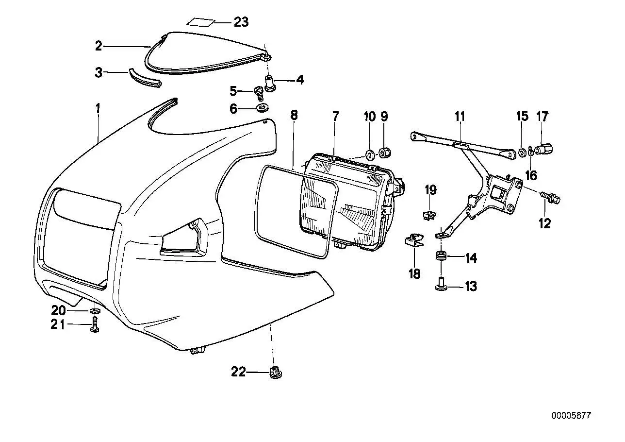 BMW Windschutzscheibe 46632308443