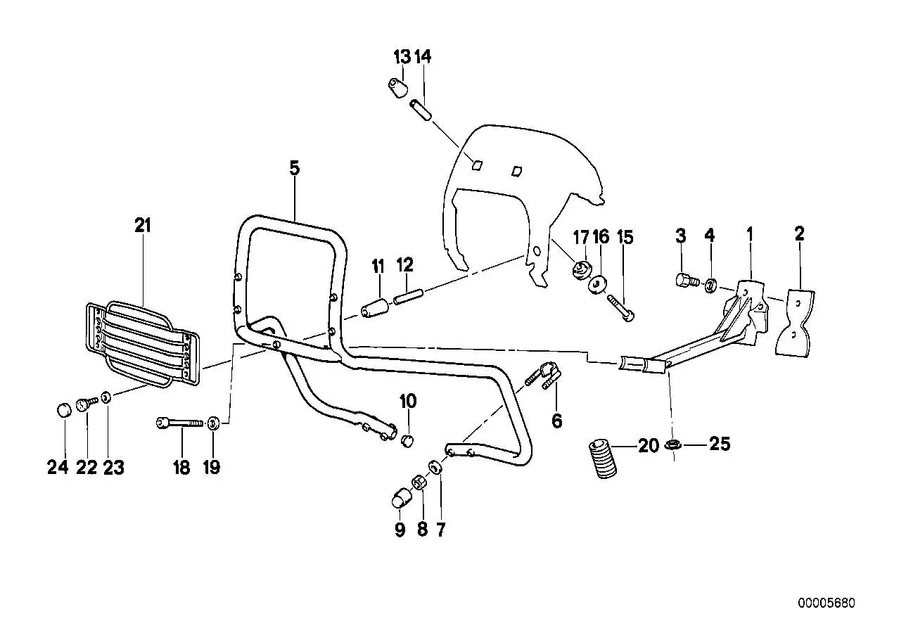 BMW Halter 46632307321