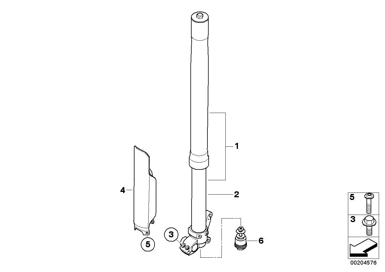 BMW Gabelholm links K16 31427711055 - Bildposition 01