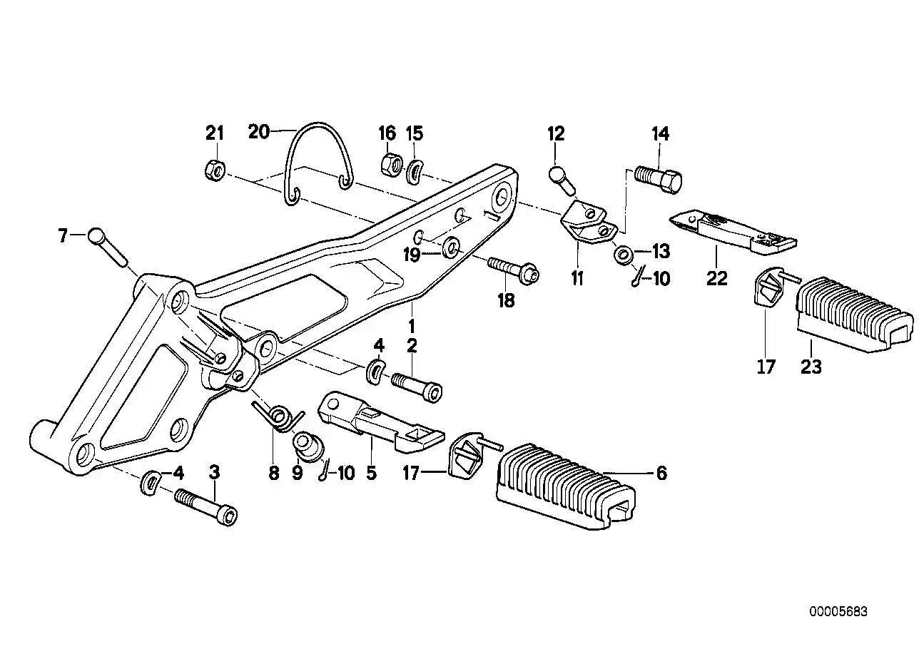 BMW Platte rechts 46712310110 - Bildposition 01