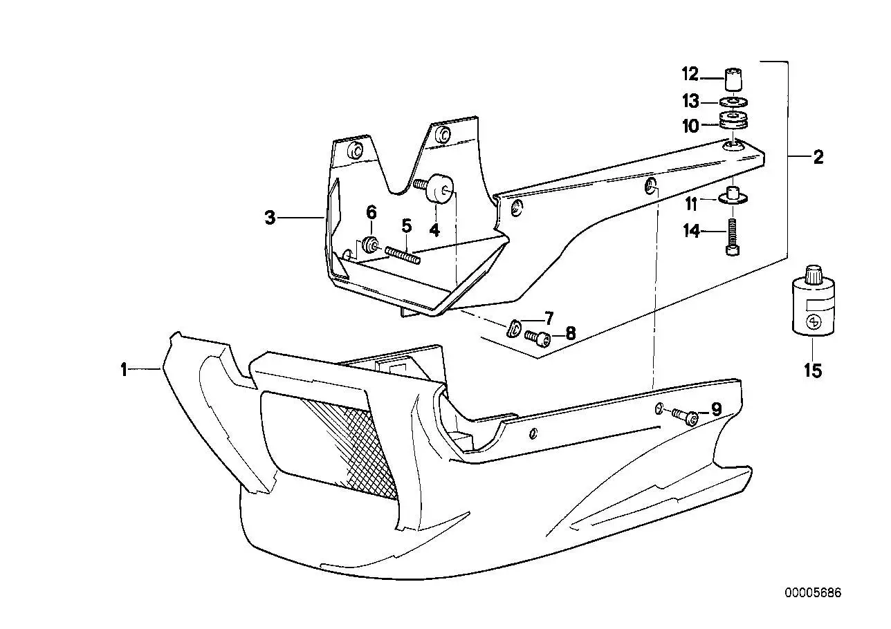 BMW Halter 46632315474
