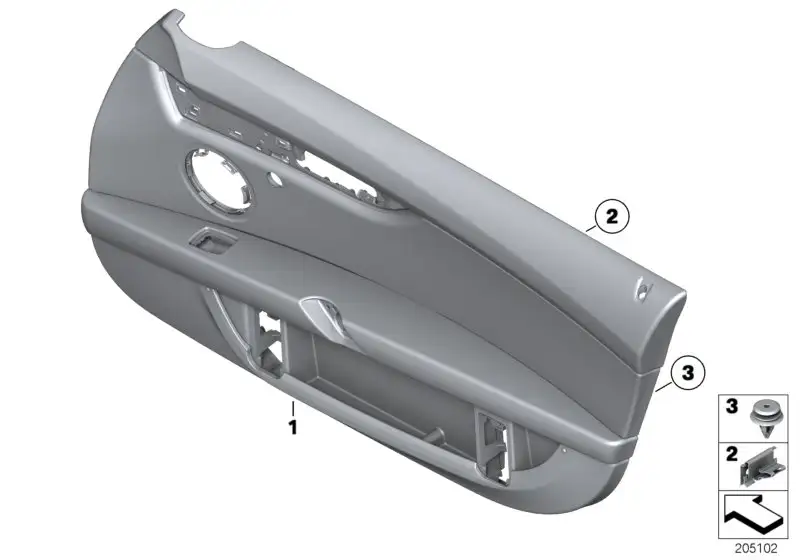 BMW Türverkleidung Leder links E89 51417216411