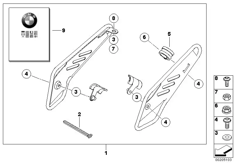 BMW Rohrschelle K25 16137674595