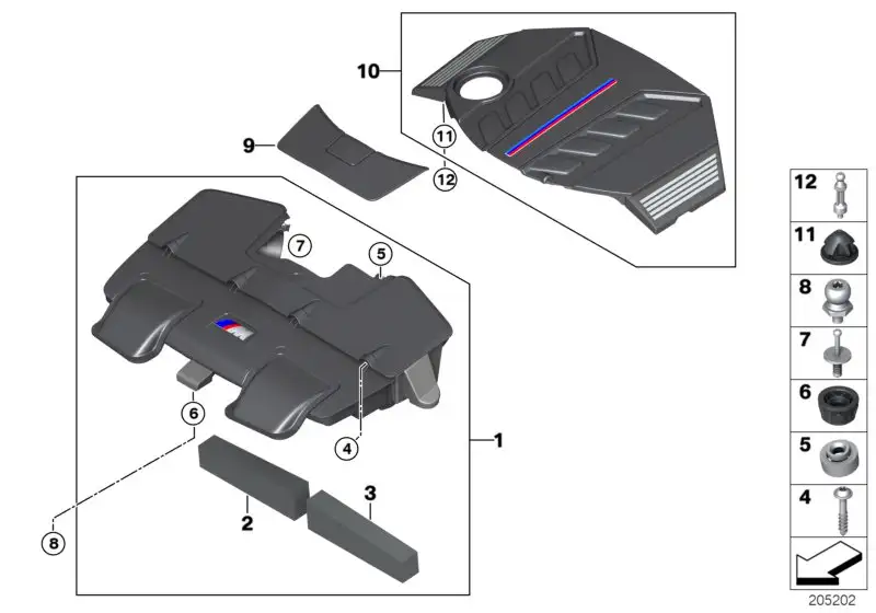 BMW Ansauggeräuschdämpfer E70 E71 13717589640