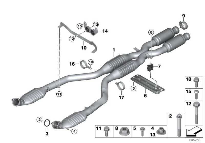 BMW Kugelbandschelle E90 E92 E93 18217558661