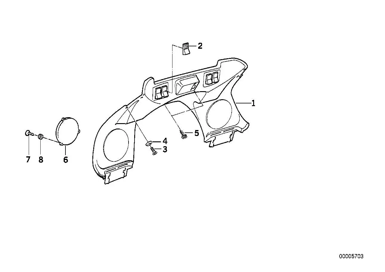 BMW Linsensenkschraube 46632307409 - Bildposition 03